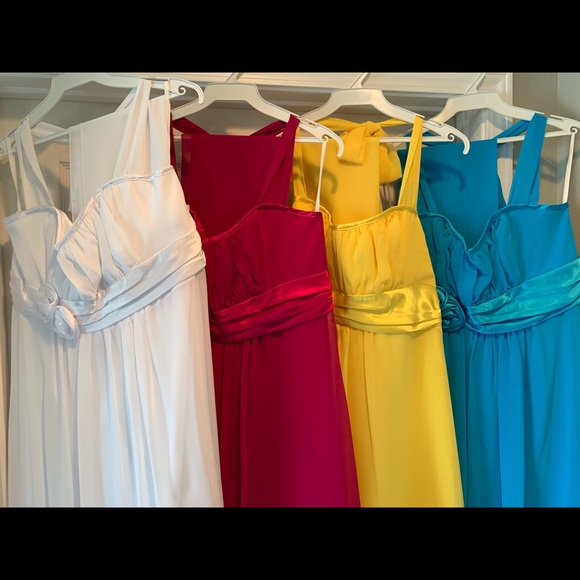 Lot of 4 Halter Cocktail Dresses LARGE Bundle SALE - Picture 2 of 6